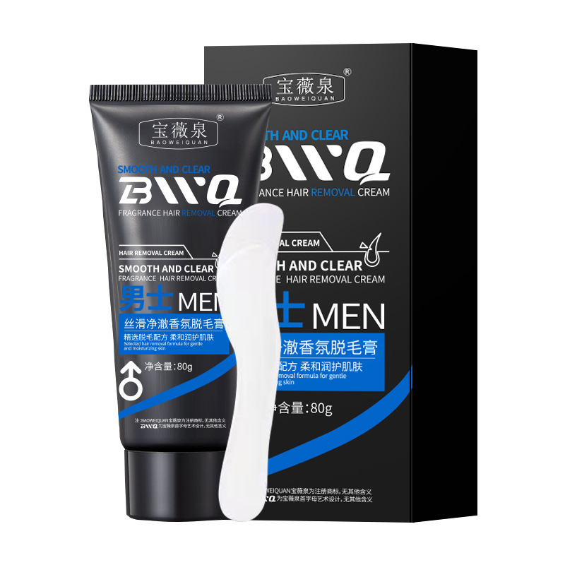 Boweiquan crema de depilación para hombres barba, barba labial, barba labial, piernas, cabello de las manos, cabello de los fabricantes image 6