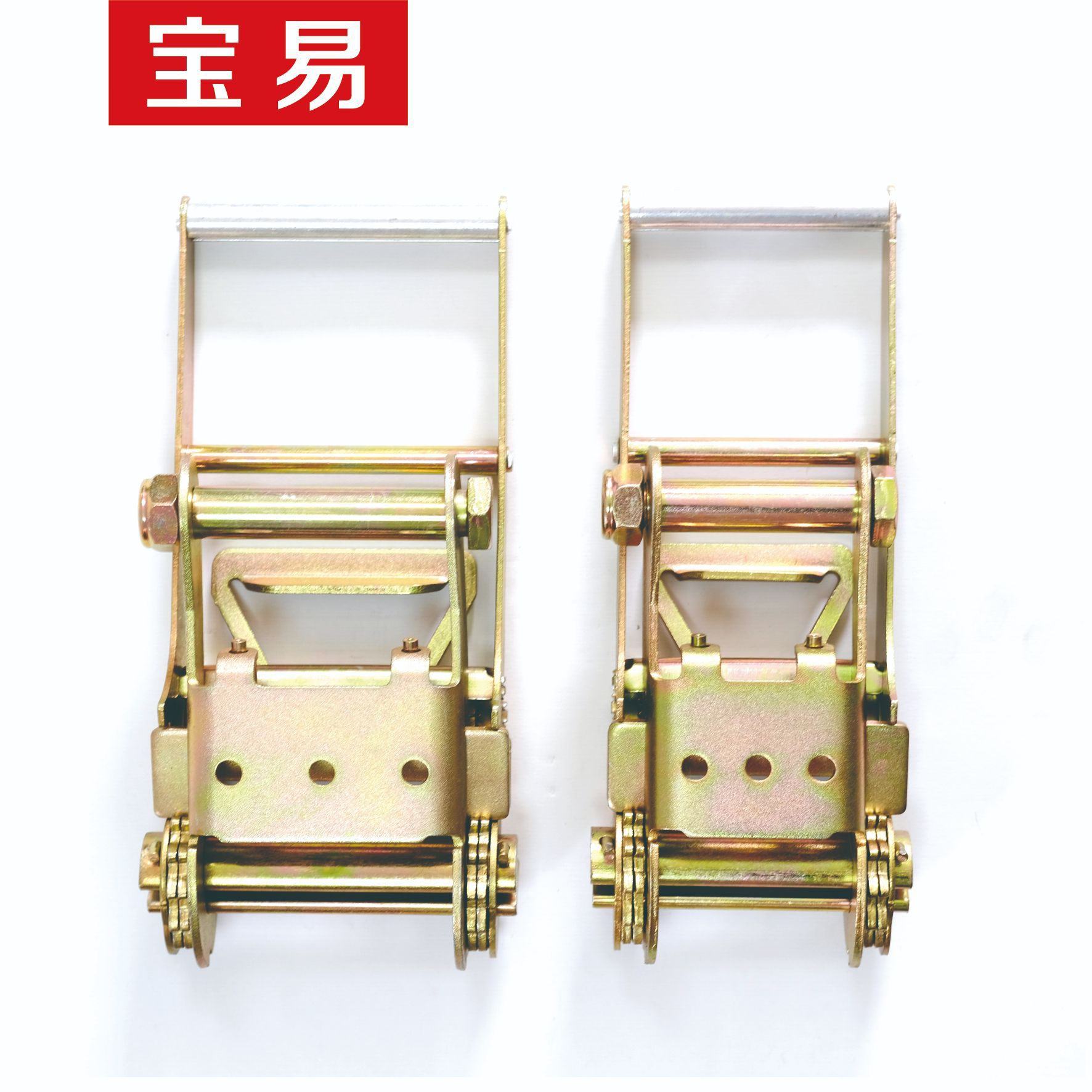 厂家批发三寸四寸拉紧器捆绑器金属棘轮捆绑带3寸4寸75mm100mm