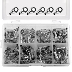 生産トップリング前導眼セット80個/箱入り陶磁器高炭素鋼材質路亜竿部品クロスボーダー電気商