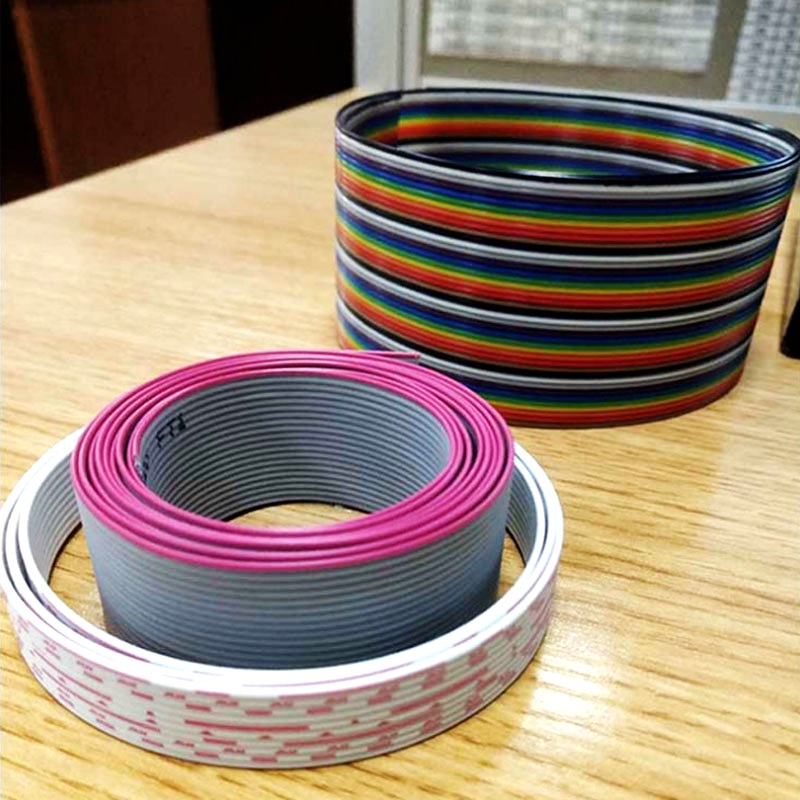 厂家电子线ul2468软led屏镀锡12p兰蓝白红灰排线端子3 4 5 6p排线