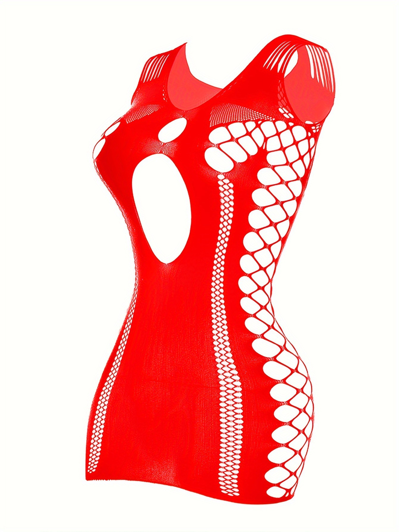 Lencería sexy Yue Die, estilo europeo y americano, vestido ajustado para citas, vestido de malla de una pieza con jacquard seductor para mujer, 3342 image 8