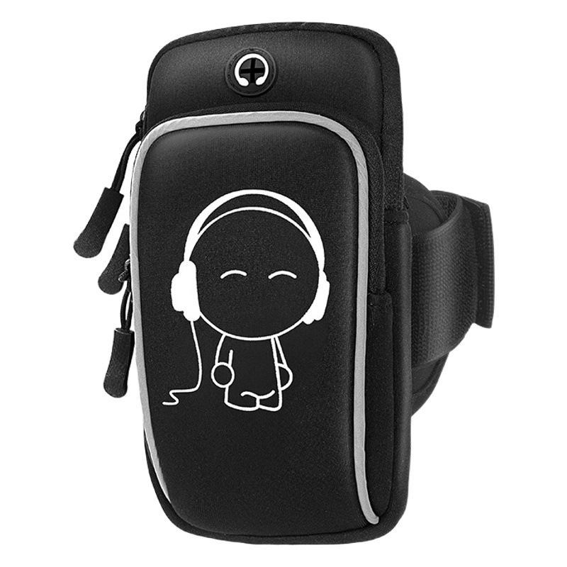 Running mobile phone bag arm bag wrist bag men's and women's special equipment outdoor fitness artifact Sports mobile phone arm sleeve