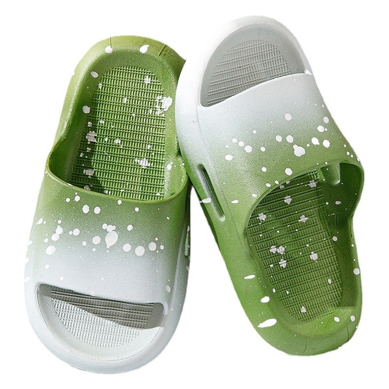 Gradient Children's Slippers for Boys and Girls, Bathroom, Indoor and Outdoor Home Use, Boys' Parent-Child Slippers, Non-Slip for Young Children