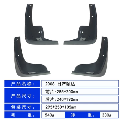 rubber material, Mudguard