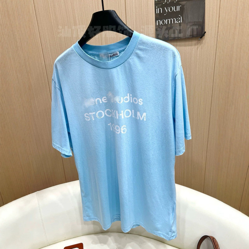 Three Tags Complete, 26 New Styles, Distressed Ac Washed Dirty T-Shirt, Unisex Loose Short-Sleeve 1996 T-Shirt Top