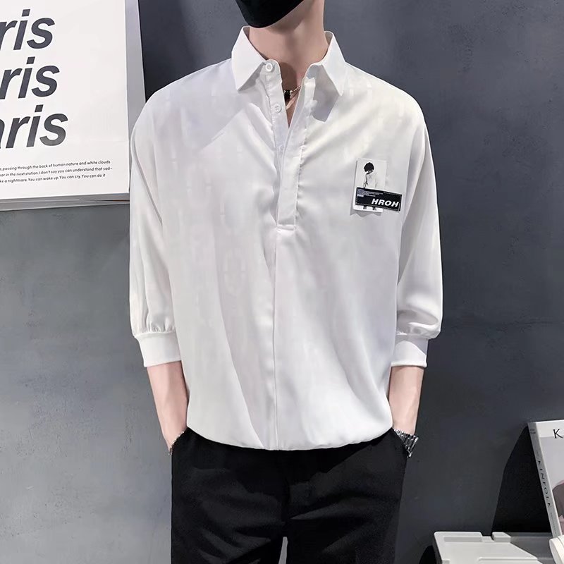 Polo de verano Camiseta de manga corta para niños, tops de solapa de media manga de todo fósforo para estudiantes de moda, camiseta juvenil de marca de moda