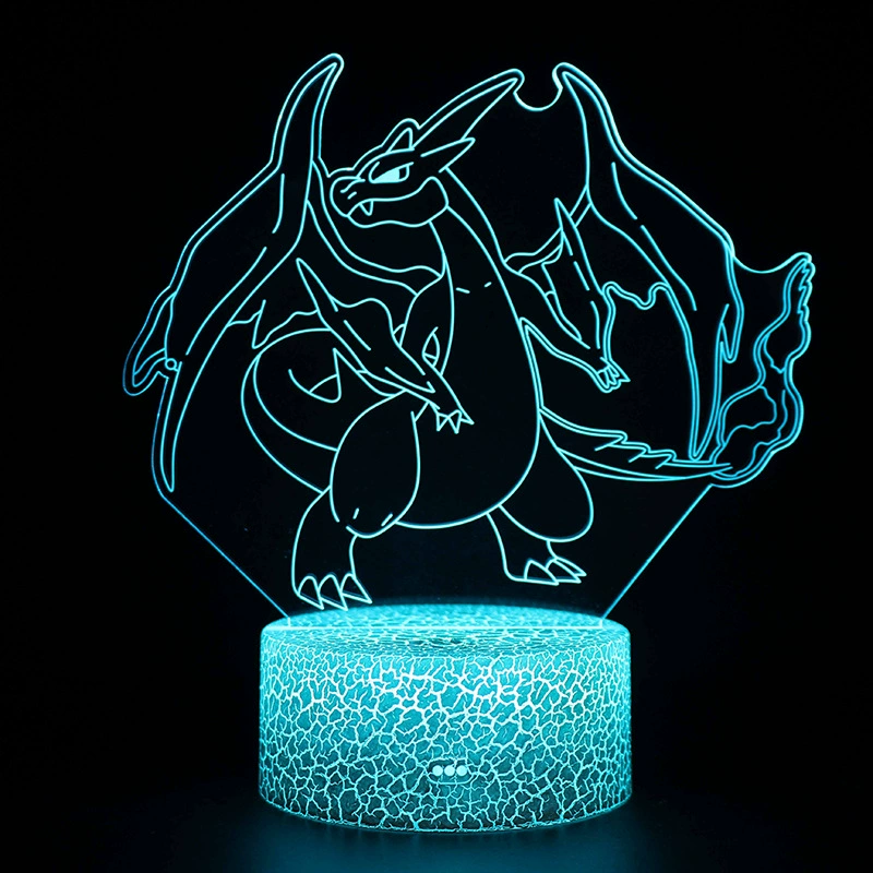 LED креативная настольная лампа, ночник, (кросс-бордерная торговля), 3D, креативный подарок