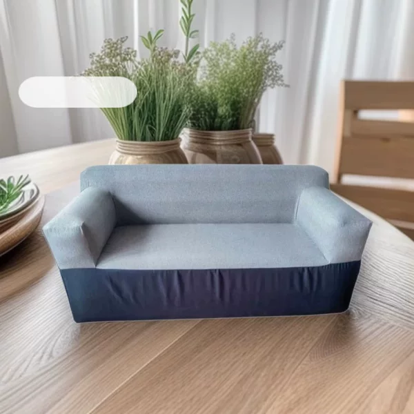Customized Double-Person Fabric Cover, Washable, Foldable, Self-Inflating Sofa, Outdoor Camping Foldable Portable Sofa