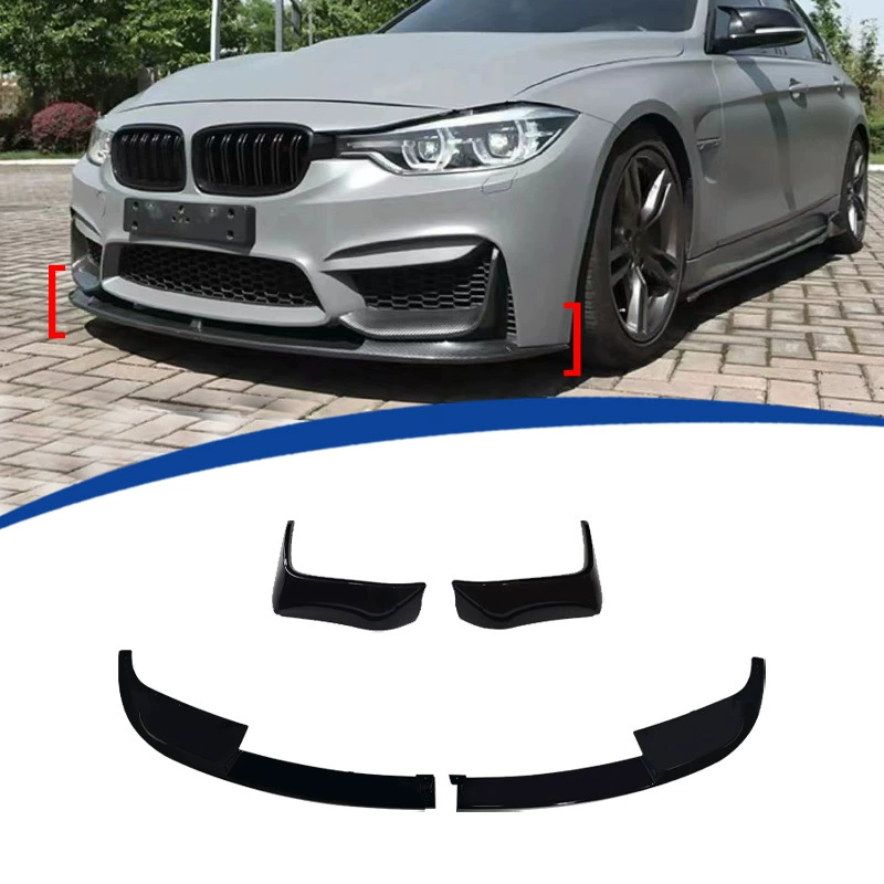 Подходит для 2013-2019 BMW F30 для M3 передняя лопата передняя губа MP 4-ступенчатый тип