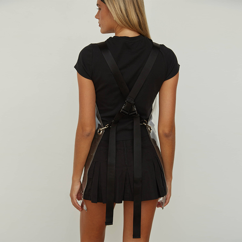 Transfronterizo amazónica transparente TPU delantal impermeable pintura de arte cocinero barbero acuático delantal de trabajo al por mayor