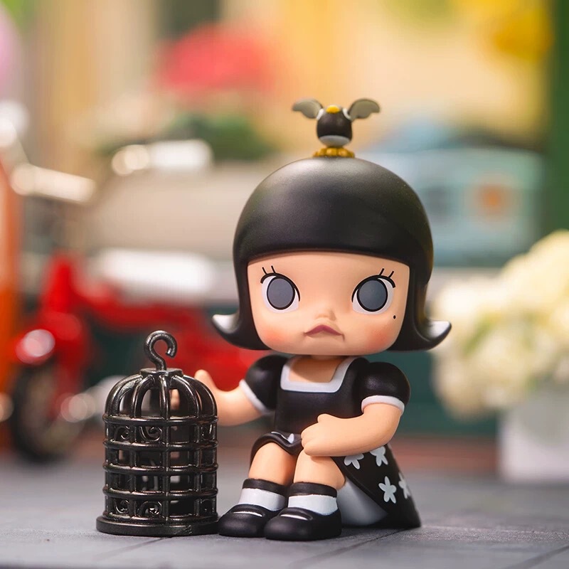 Popマートバブルマットブラインドボックスモリー私の子供の顷ブラインドボックス手作りおもちゃデスクトップカー置物|undefined