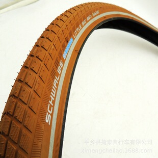 Shiwen 700 * 38c road bike wagon outer tire LITTLE BIG BEN Brown tire with reflective
