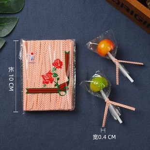 Baking bag plastic color tie silk bread packaging bag sealing wire lollipop tie silk tie tie thread 500
