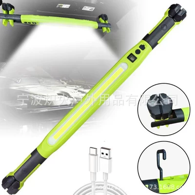 Cob Magnetic USB Charging İşçi projektorları - cyh-8905-green-cob-long-strip-auto-repair-work-light