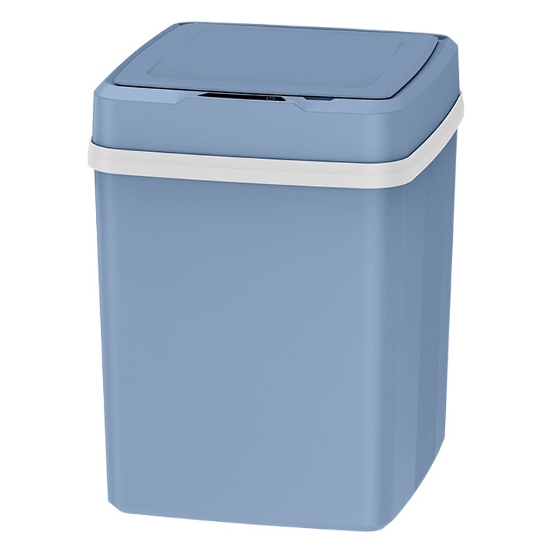 Cross-border smart trash can Creative home induction kitchen toilet bathroom full-automatic plastic bucket with lid wholesale
