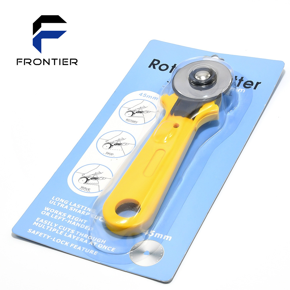 2022亚马逊热销45mm裁布切割纸张直刀口滚刀手柄