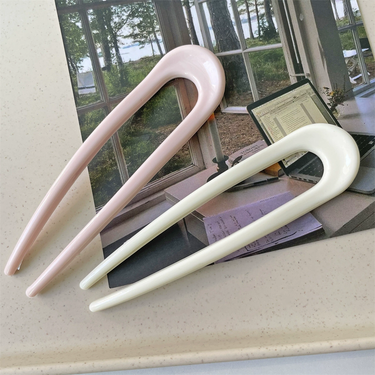 Китайская заколка, hairclip, аксессуар для волос, заколки, простой и элегантный дизайн, интернет-знаменитость