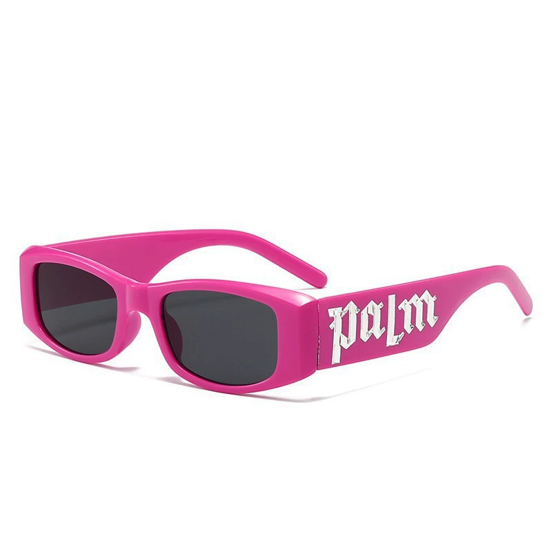 Fuchsia sunglasses, glasses heart-shaped, Korean style, 2 carat