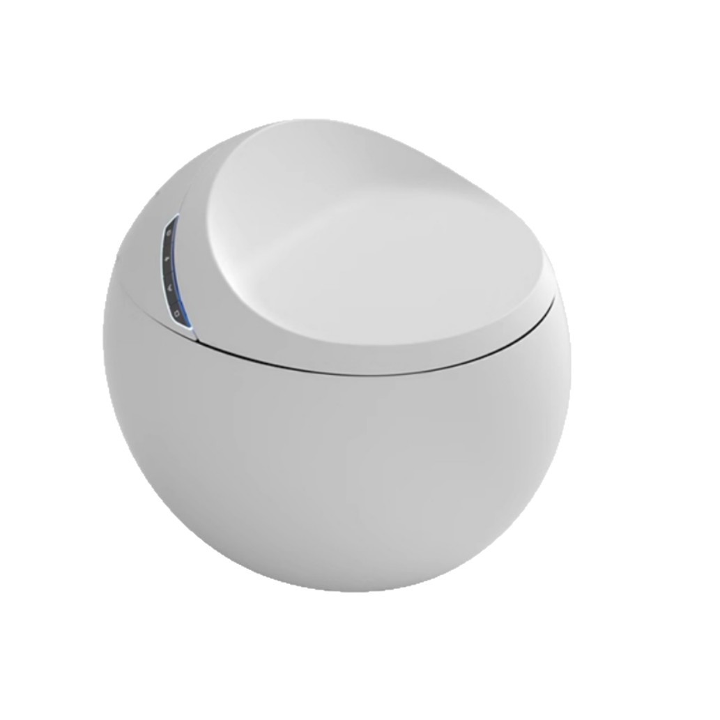 inodoro inteligente tipo huevo personalizado totalmente automático sin restricción de presión de agua multifuncional esterilización ultravioleta voz asiento de inodoro