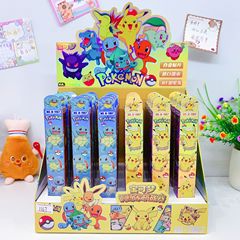 新款宝可梦盲盒笔合金贴片0.5中性笔学生文具套装书写顺滑签字笔