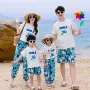 四口夏季新款休闲套装