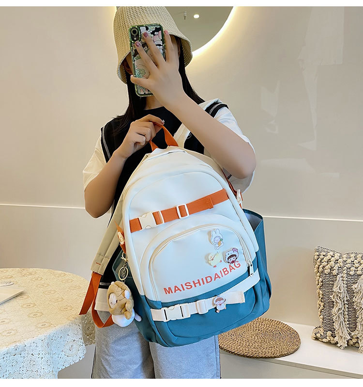 Nylontuch Großraum-rucksack Im Koreanischen Stil Großhandel Nihaojewelry display picture 28