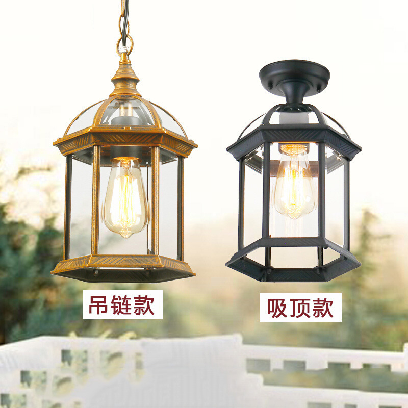 Simple Outdoor Waterproof Chandelier Outdoor Balcony Sunshine Room Corridor Shelf Gazebo Light Courtyard Doorway Pavilion Ceiling Light Simple Outdoor Waterproof Chandelier Outdoor Balcony Sunshine Room Corridor Shelf Gazebo Light Courtyard Doorway Pavilion Ceiling Light