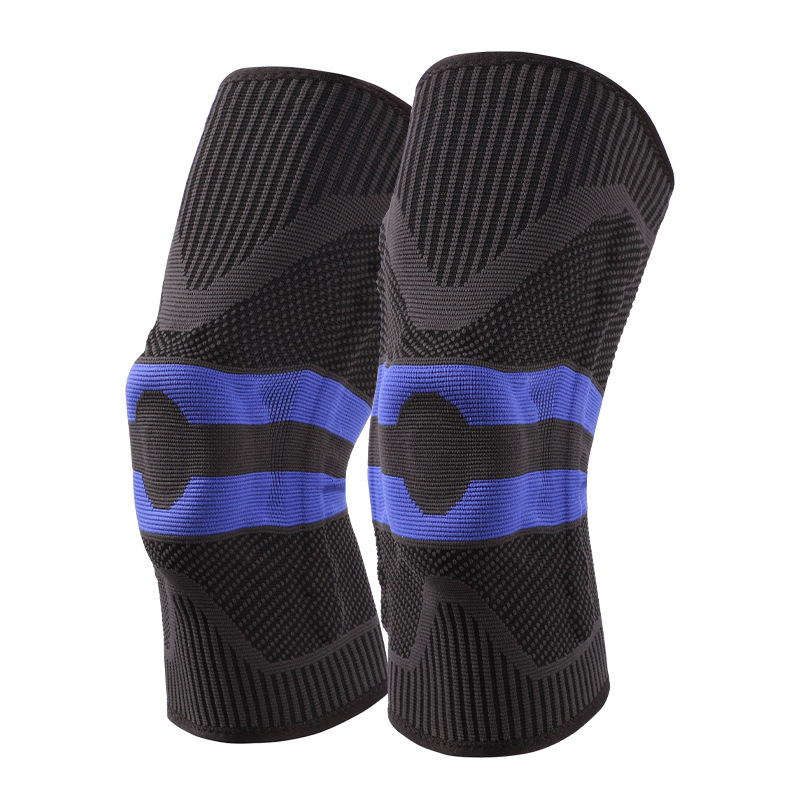 Unisex deportes rodilla pad silicona primavera soporte tira protección rodilla