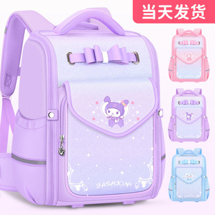 New primary school students large capacity cartoon girls third to sixth grade girls burden reduction ridge protection backpack wholesale