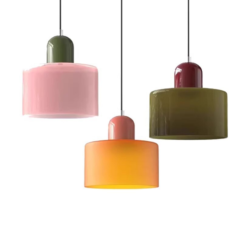Cross-Border Pendant Light for Balcony and Dining Room, Cream Style, Minimalist Bedside Light, 15cm Compliant Bar Counter Lighting, Nordic Style