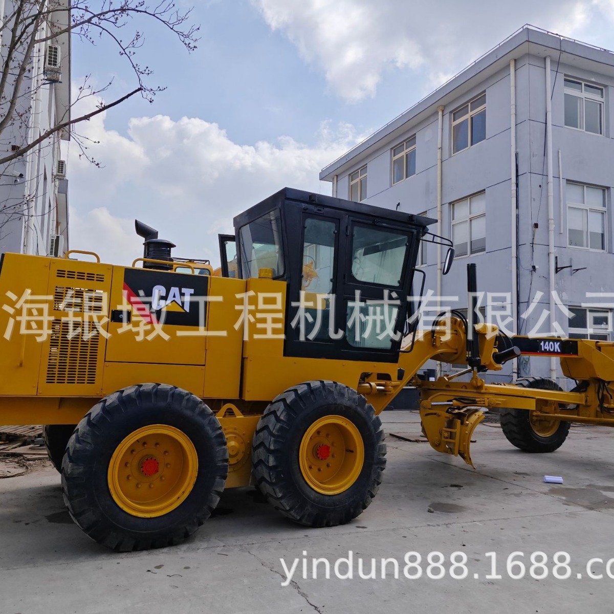 现货常年出口提供货代出口卡特140K平地机