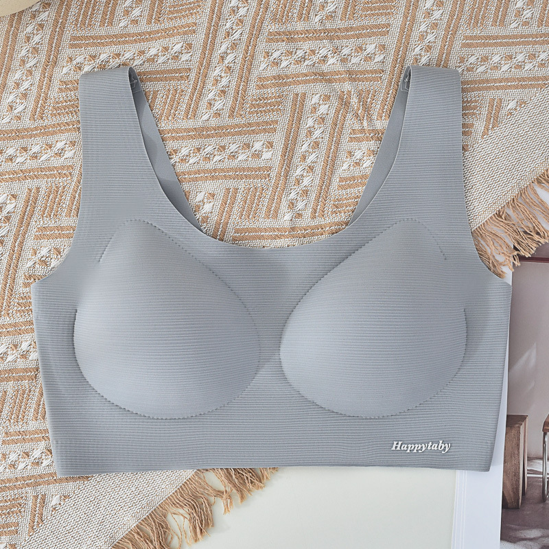 Reunir la hermosa espalda sin dejar rastro de las nubes, chaleco envuelto en el pecho, taza fija para mujer, levantar y recoger la leche secundaria, agregar grasa, aumentar el sujetador para dormir, mujer