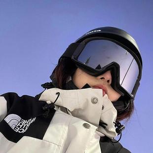 Ski goggles goggles men and women card myopia adult ski equipment suit full set of double-layer anti-fog ski glasses