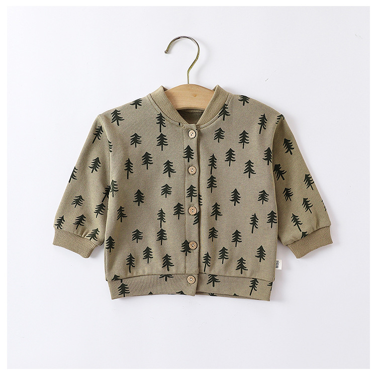Simple Style Printing Cotton Girls Outerwear display picture 3