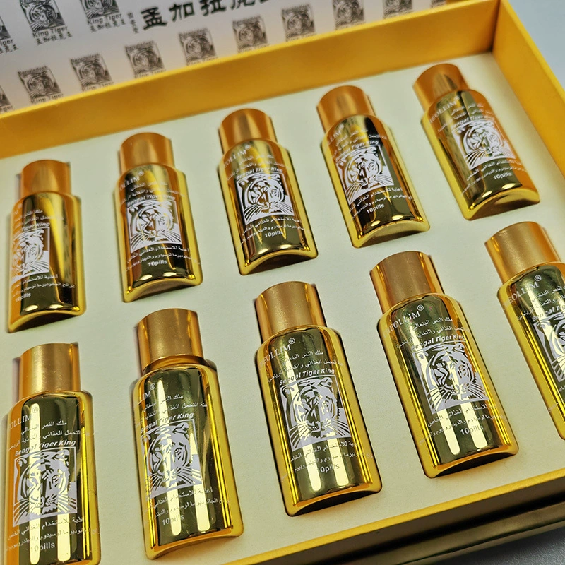 Подлинный тигровый король, быстрая бутылка, белые гранулы