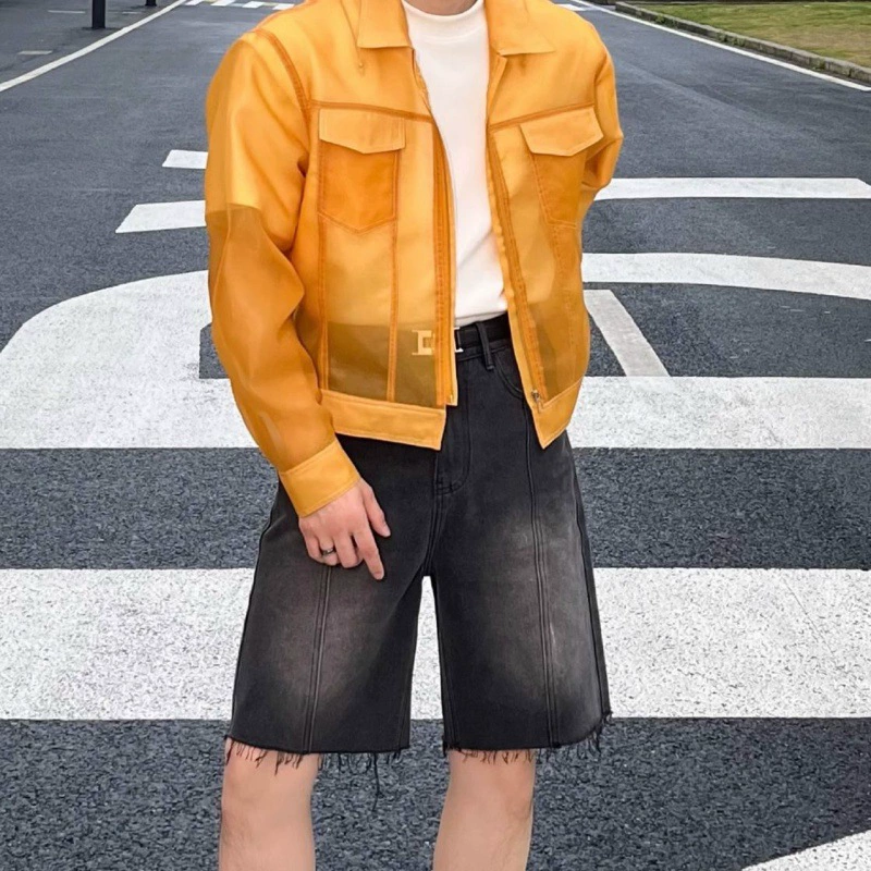 2024 Летняя солнцезащитная куртка мужская дизайнерская куртка с прозрачной ниткой полупрозрачная куртка с солнцезащитным креем X20