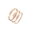 Golden, 8mm, pink gold