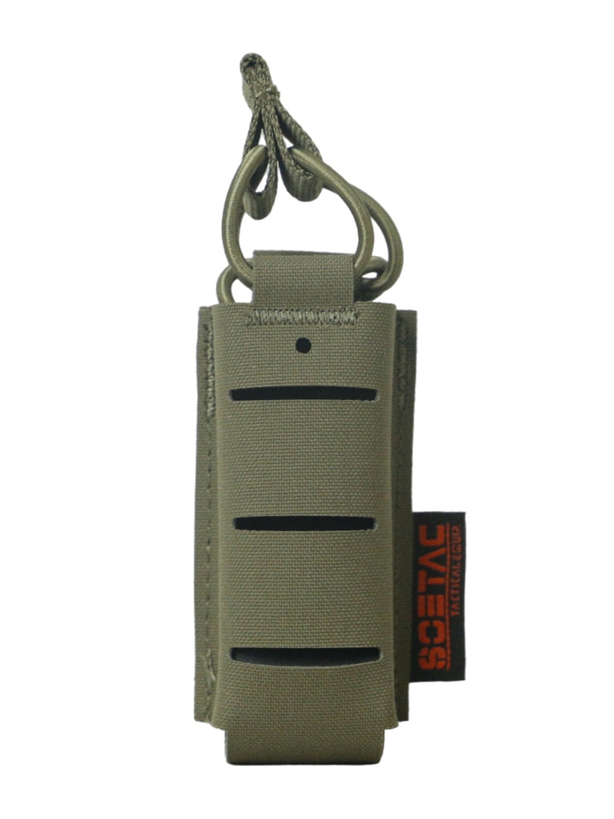 SOETAC-Genuino 9MM bolsas de clip de bala unilateral MOLLE paquete de accesorios de paquetes de artículos al aire libre camuflados