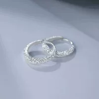 Сверкающие серьги из стерлингового серебра S925, серьги с детским дыханием для женщин, новинка 2024 года, доступные роскошные простые нишевые элегантные серьги