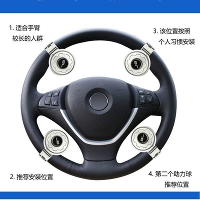 Steering wheel booster – labor-saving steering wheel