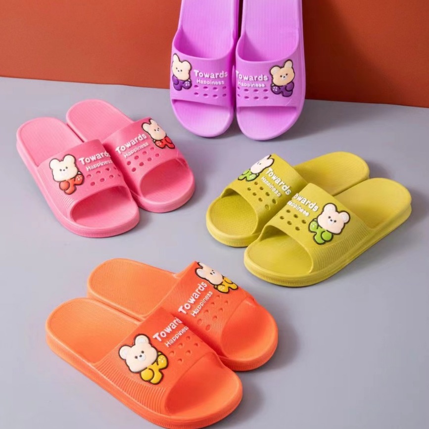 Xibujia Wuchuan Fashion Casual Cartoon Style Home and Outdoor Slippers for Older Children and Women 8262/+2