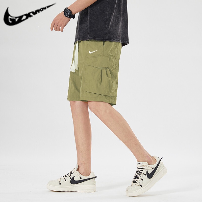 Men's casual pants, men's work shorts, men's summer thin five-point pants, ice silk pants, loose quick-dry sports pants for men Men's casual pants, men's work shorts, men's summer thin five-point pants, ice silk pants, loose quick-dry sports pants for men