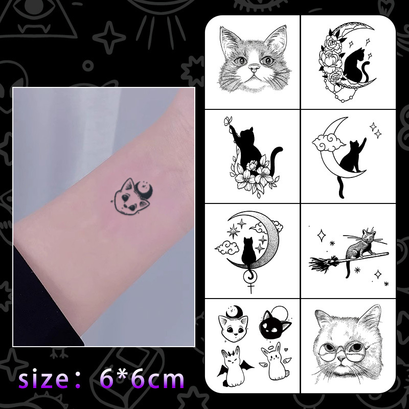 Cute cartoon herbal waterproof tattoo stickers