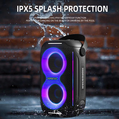 Party200mini Portable Bluetooth Speaker Outdoor Waterproof Pulse RMG Lighting Subwoofer