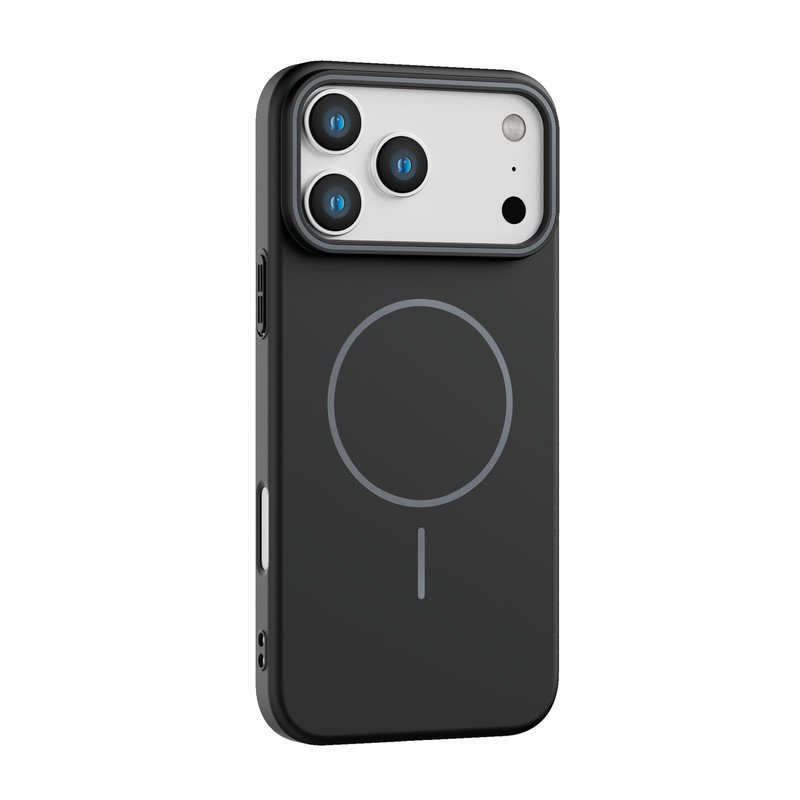 跨境iPhone17磁吸苹果16肤感防摔15手机套简约14高级全包PC手机壳|undefined