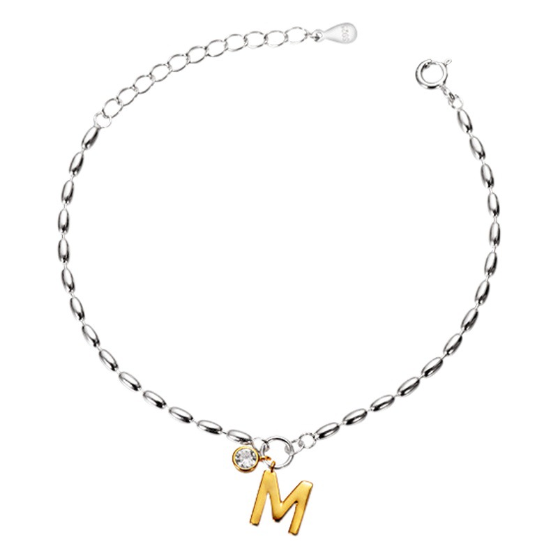 Carta pulsera S925 plata nicho diseño pequeño grano de arroz ZIRCON mano joyería luz lujo alto sentido 2023 nueva moda