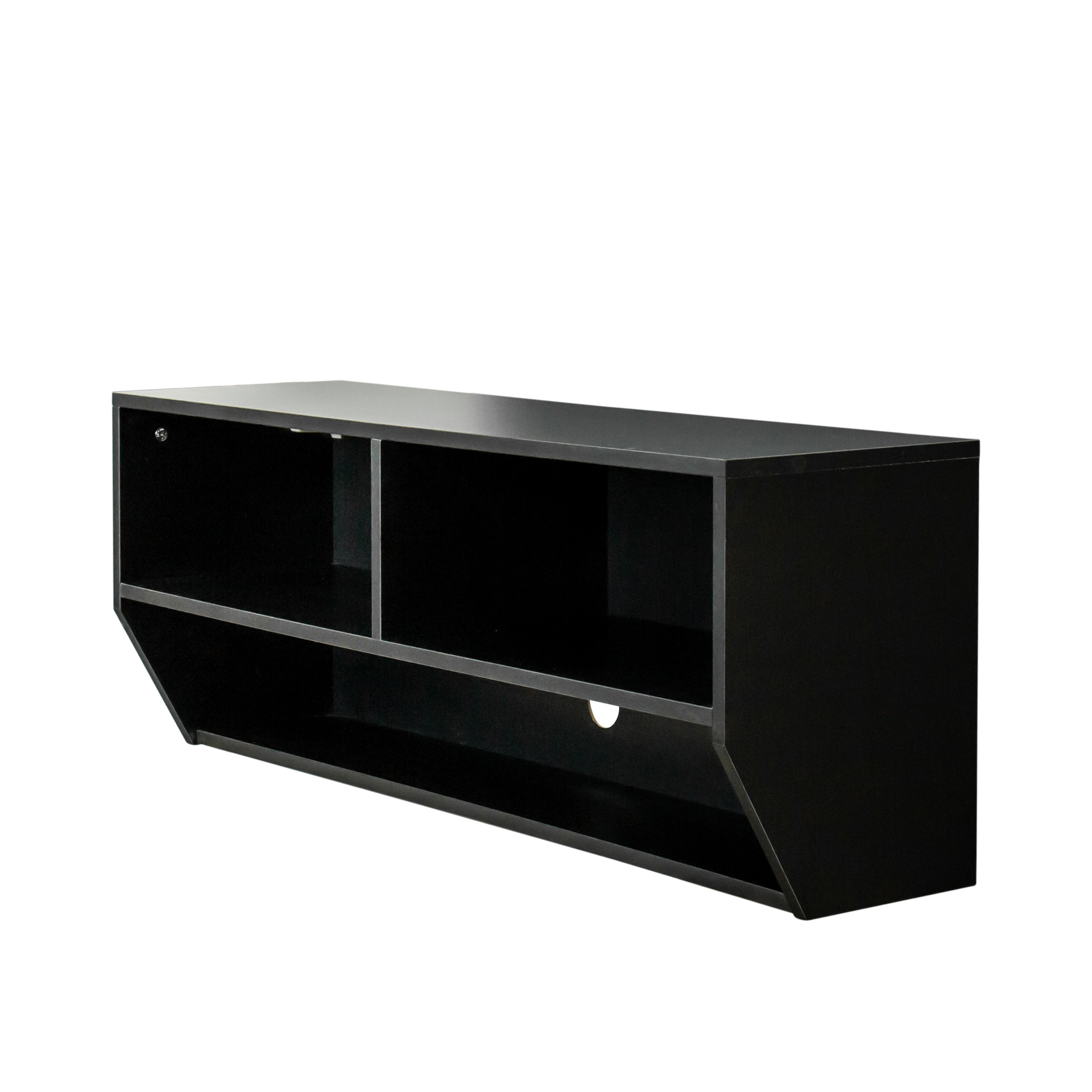 Mueble de TV montado en la pared gabinete pequeño apartamento sala de estar moderno minimalista colgante montado en la pared gabinete de TV