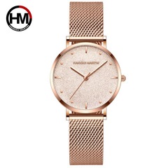 Japanese core network with ladies quartz watch cross-border e-commerce watch manufacturer first-hand supply sandblasted starry sky watch