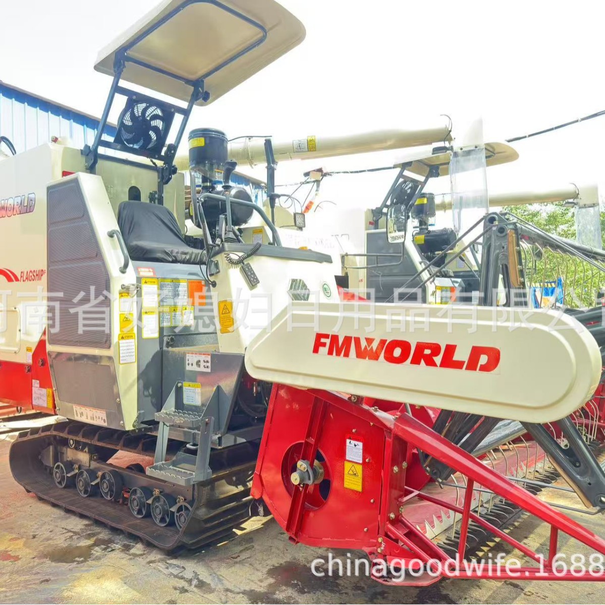 出售新旧沃得-锐龙旗舰增强版水稻小麦大豆油菜高粱玉米收割机