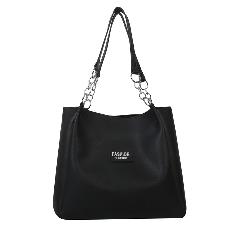 Bolsa de viaje de textura de moda de gran capacidad 2023 primavera y verano nuevo color de contraste solo hombro bolsa de axilas elegante bolsa de mano moda